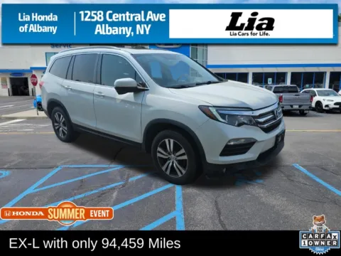 White 2017 Honda Pilot EX-L for sale in Albany, NY