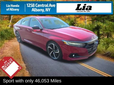Red 2021 Honda Accord Sport for sale in Albany, NY