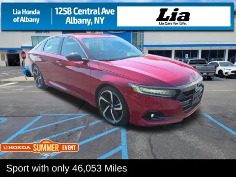 Red 2021 Honda Accord Sport for sale in Albany, NY