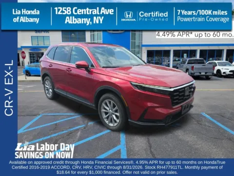 Red 2024 Honda CR-V EX-L for sale in Albany, NY