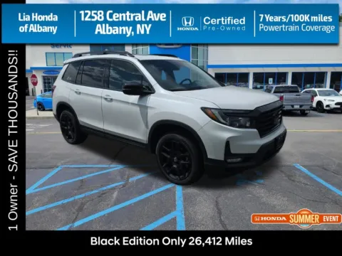 White 2024 Honda Passport Black Edition for sale in Albany, NY