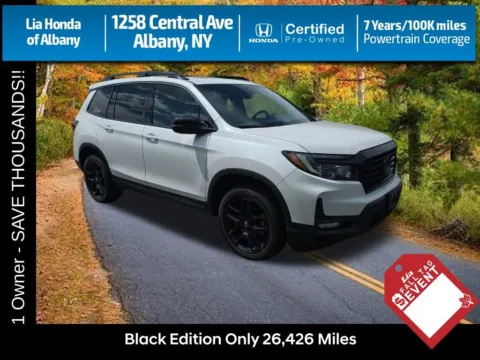 White 2024 Honda Passport Black Edition for sale in Albany, NY