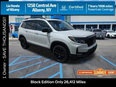 White 2024 Honda Passport Black Edition for sale in Albany, NY