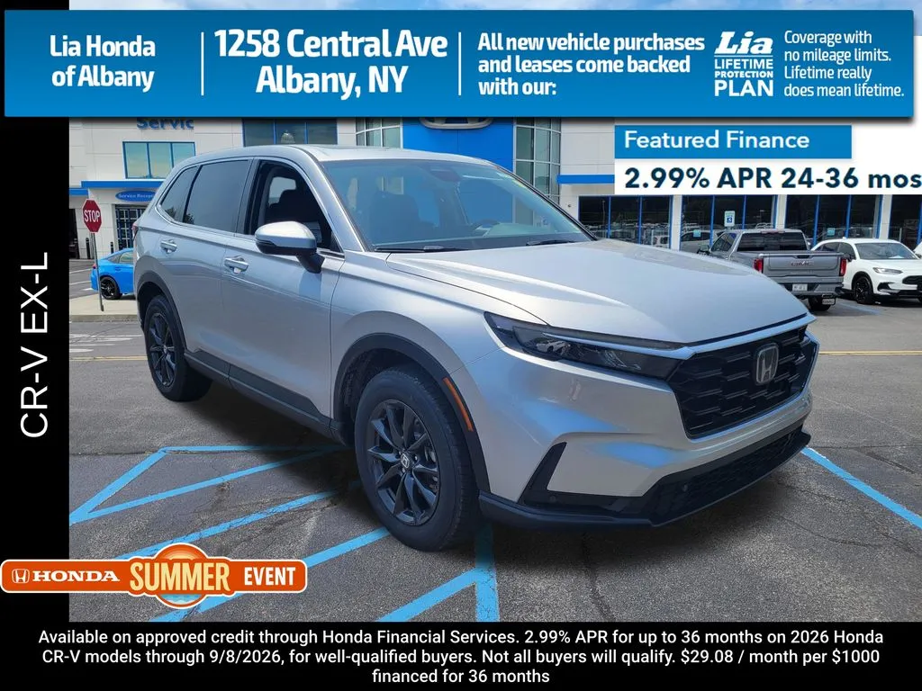 Silver 2026 Honda CR-V EX-L for sale in Albany, NY