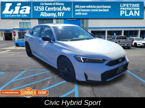White 2026 Honda Civic Hybrid Sport for sale in Albany, NY