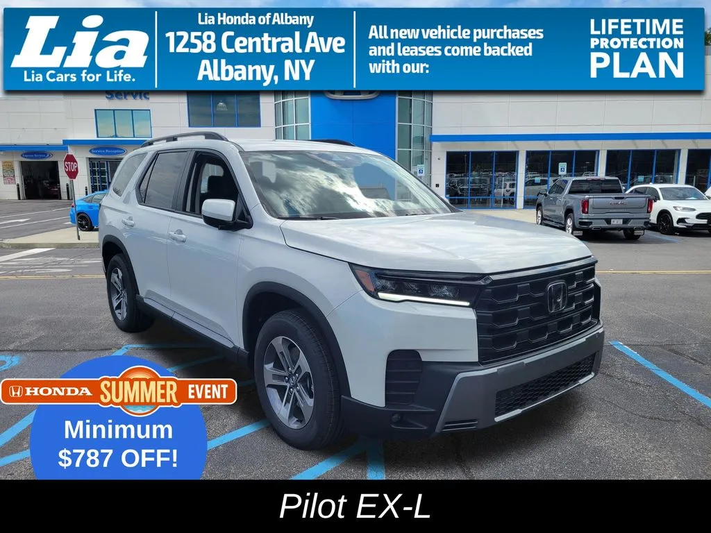 White 2026 Honda Pilot EX-L for sale in Albany, NY