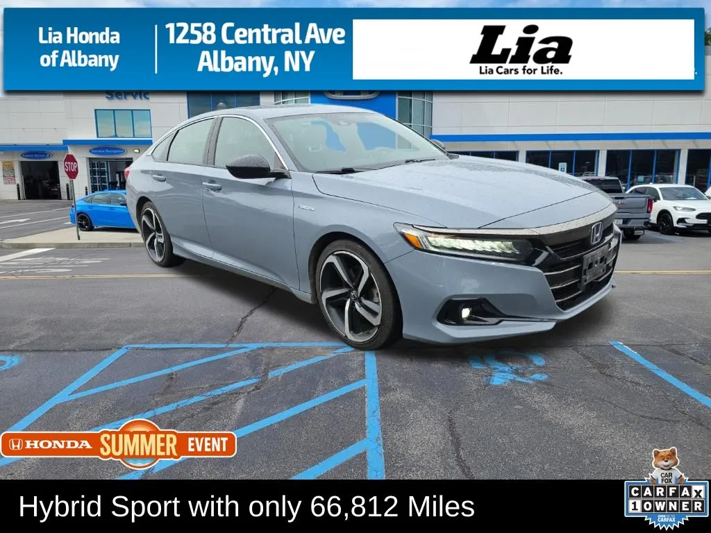 Gray 2022 Honda Accord Hybrid Sport for sale in Albany, NY