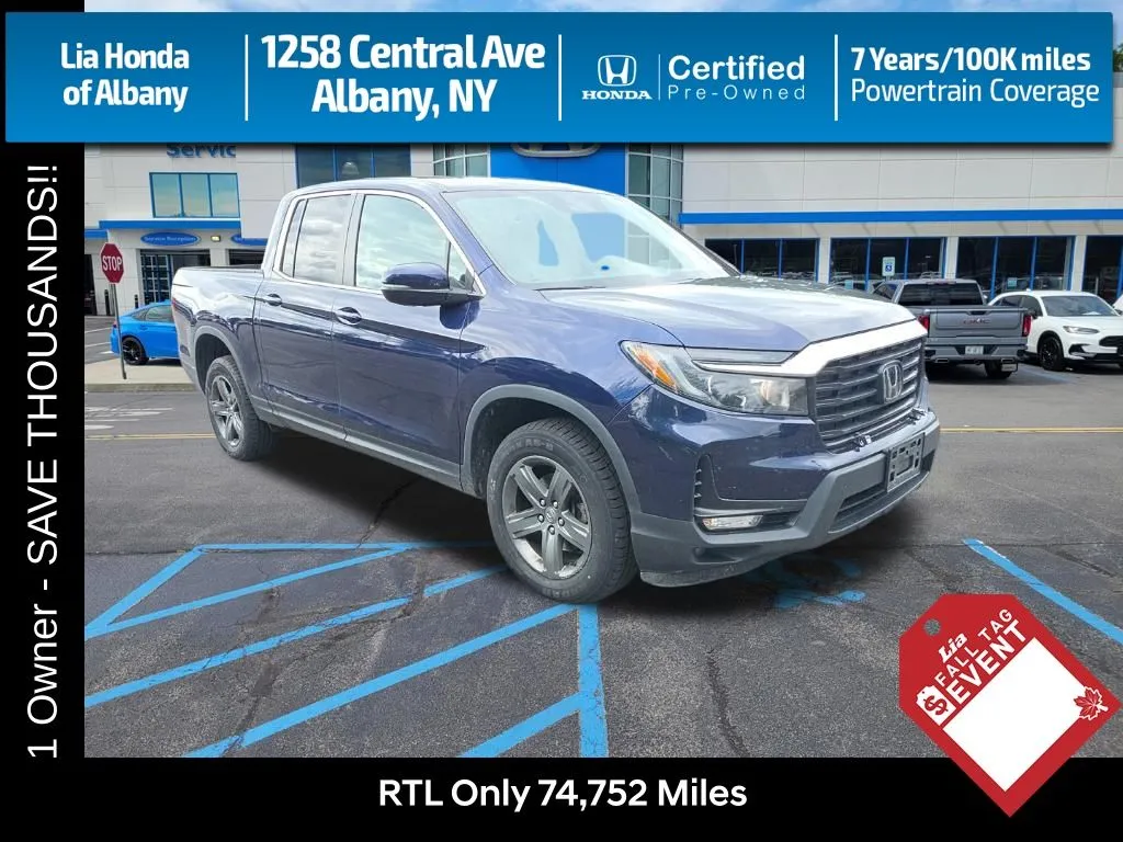 Black 2023 Honda Ridgeline RTL for sale in Albany, NY