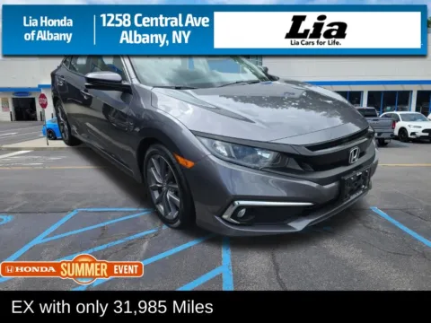 Gray 2019 Honda Civic EX for sale in Albany, NY