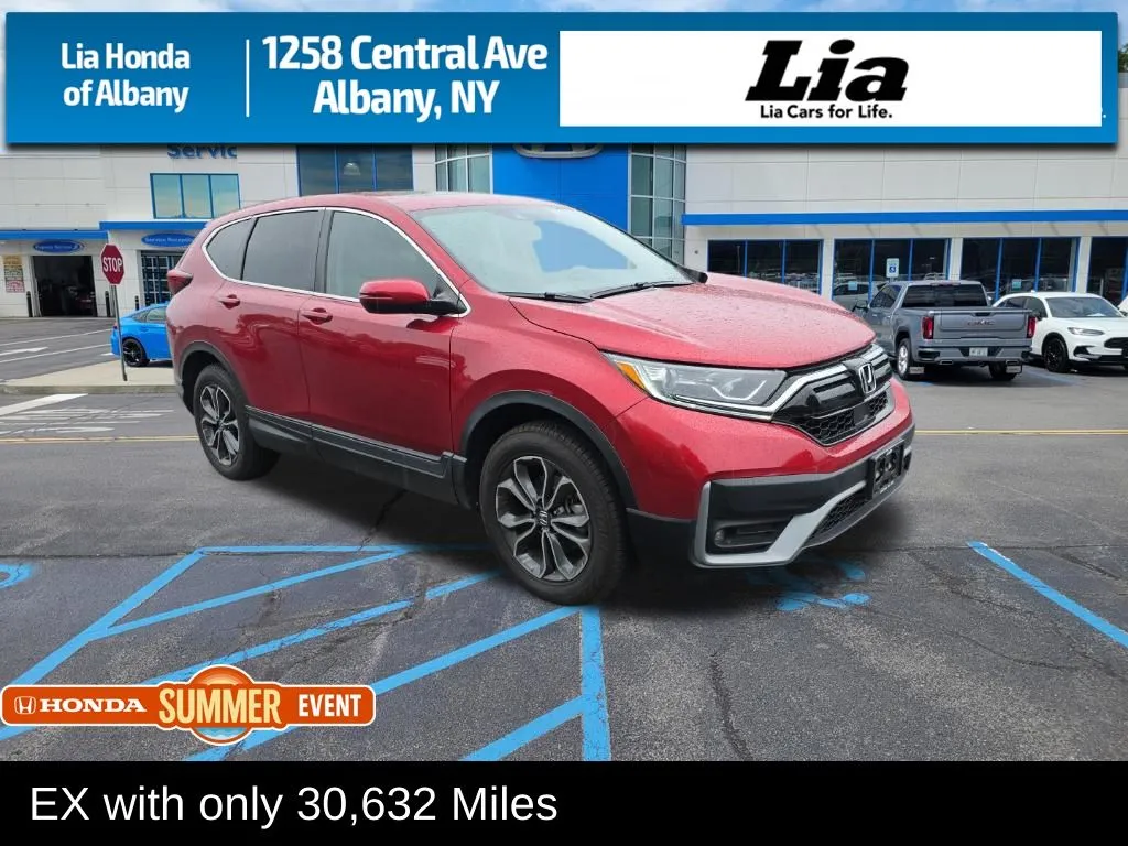 Red 2021 Honda CR-V EX for sale in Albany, NY