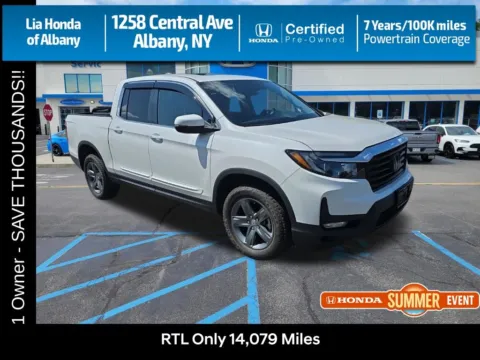 White 2023 Honda Ridgeline RTL for sale in Albany, NY