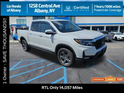 White 2023 Honda Ridgeline RTL for sale in Albany, NY