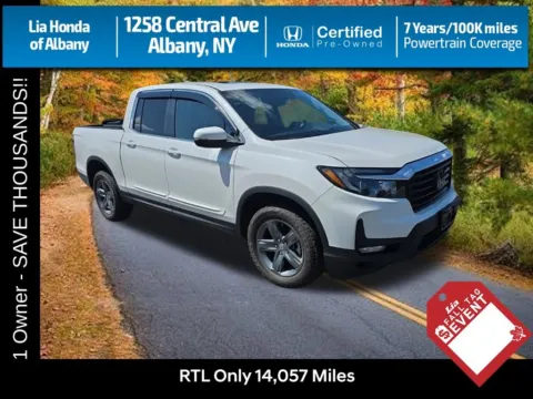 White 2023 Honda Ridgeline RTL for sale in Albany, NY