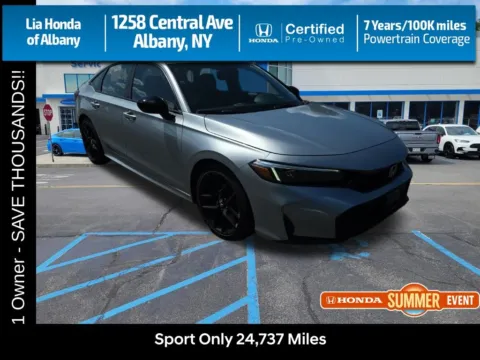 Silver 2025 Honda Civic Sport for sale in Albany, NY