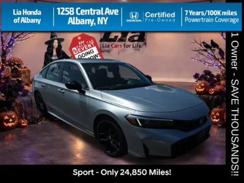 Silver 2025 Honda Civic Sport for sale in Albany, NY