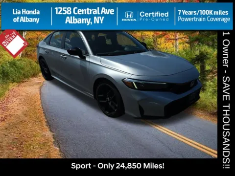 Silver 2025 Honda Civic Sport for sale in Albany, NY