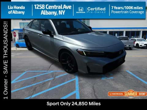 Silver 2025 Honda Civic Sport for sale in Albany, NY