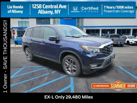 Black 2023 Honda Passport EX-L for sale in Albany, NY
