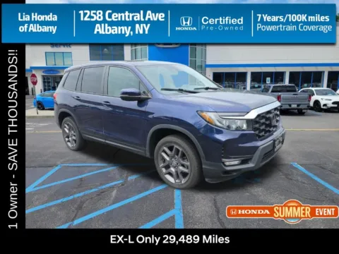 Black 2023 Honda Passport EX-L for sale in Albany, NY