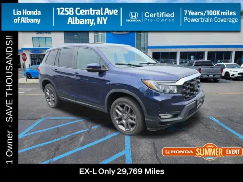 Black 2023 Honda Passport EX-L for sale in Albany, NY