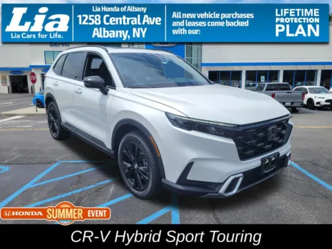 White 2026 Honda CR-V Hybrid Sport Touring for sale in Albany, NY