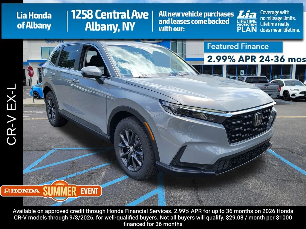 Gray 2026 Honda CR-V EX-L for sale in Albany, NY