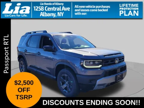 Gray 2026 Honda Passport RTL for sale in Albany, NY