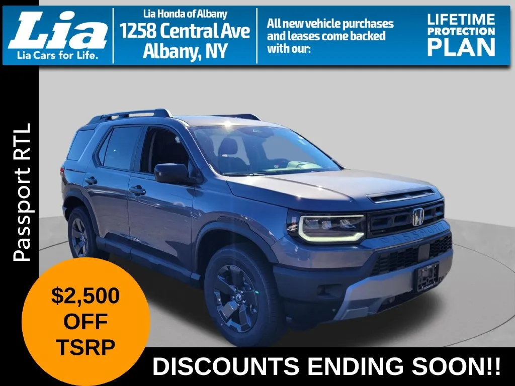 Gray 2026 Honda Passport RTL for sale in Albany, NY