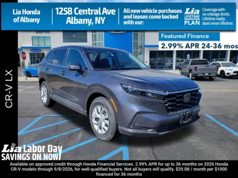 Gray 2026 Honda CR-V LX for sale in Albany, NY