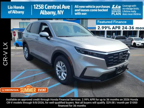Silver 2026 Honda CR-V LX for sale in Albany, NY