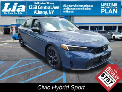 Blue 2026 Honda Civic Hybrid Sport for sale in Albany, NY
