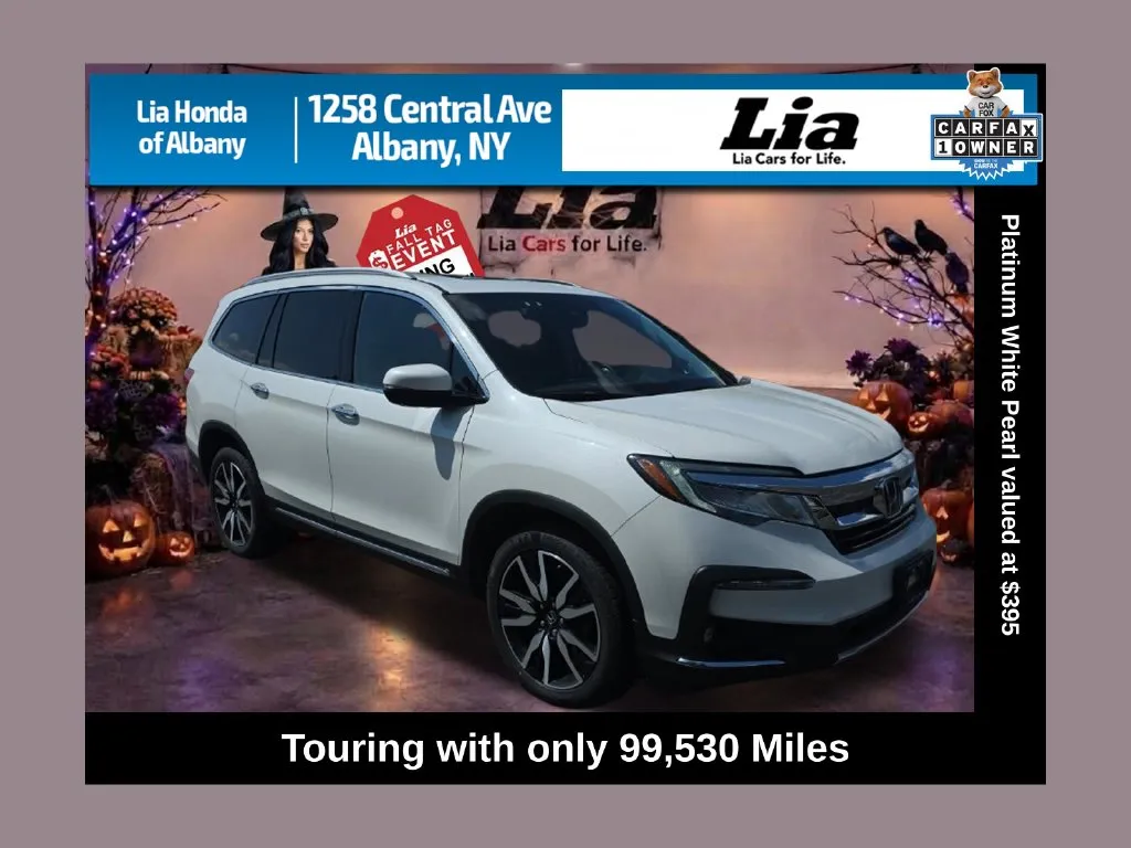 White 2022 Honda Pilot Touring for sale in Albany, NY