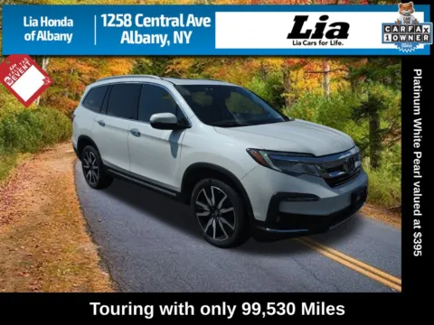 White 2022 Honda Pilot Touring for sale in Albany, NY