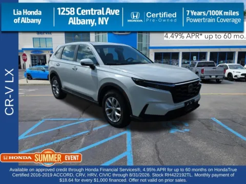 White 2024 Honda CR-V LX for sale in Albany, NY