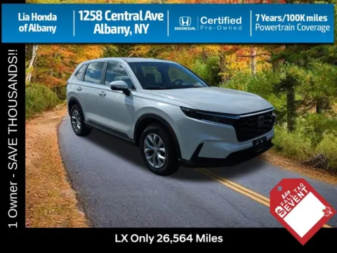 White 2024 Honda CR-V LX for sale in Albany, NY