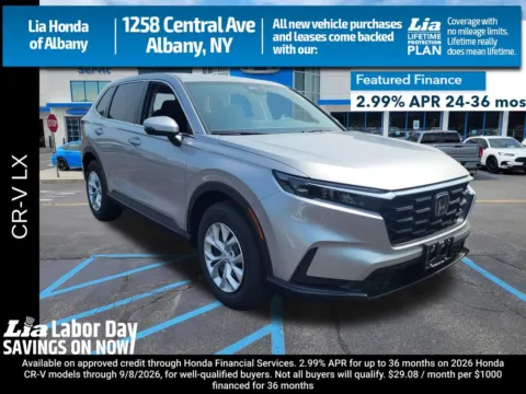 Silver 2026 Honda CR-V LX for sale in Albany, NY
