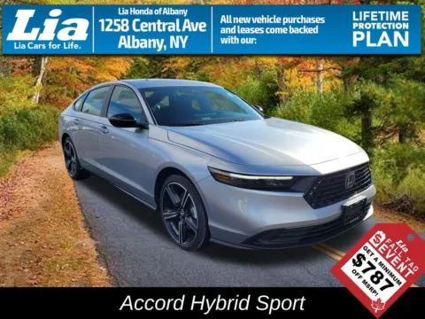 Silver 2026 Honda Accord Hybrid Sport for sale in Albany, NY