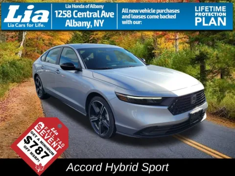 Silver 2026 Honda Accord Hybrid Sport for sale in Albany, NY
