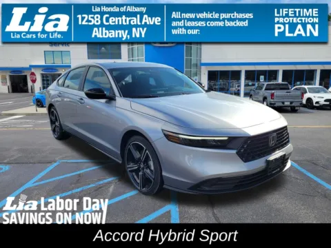 Silver 2026 Honda Accord Hybrid Sport for sale in Albany, NY