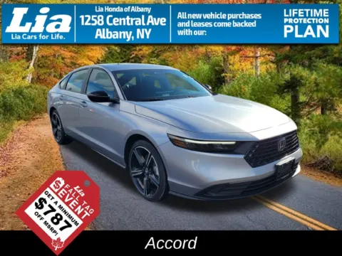 Silver 2026 Honda Accord Hybrid Sport for sale in Albany, NY