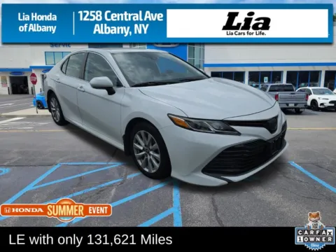White 2019 Toyota Camry LE for sale in Albany, NY