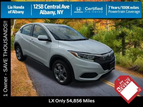 White 2022 Honda HR-V LX for sale in Albany, NY