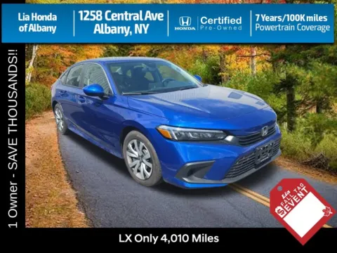 Blue 2024 Honda Civic LX for sale in Albany, NY