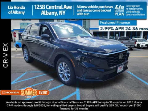 Black 2026 Honda CR-V EX for sale in Albany, NY