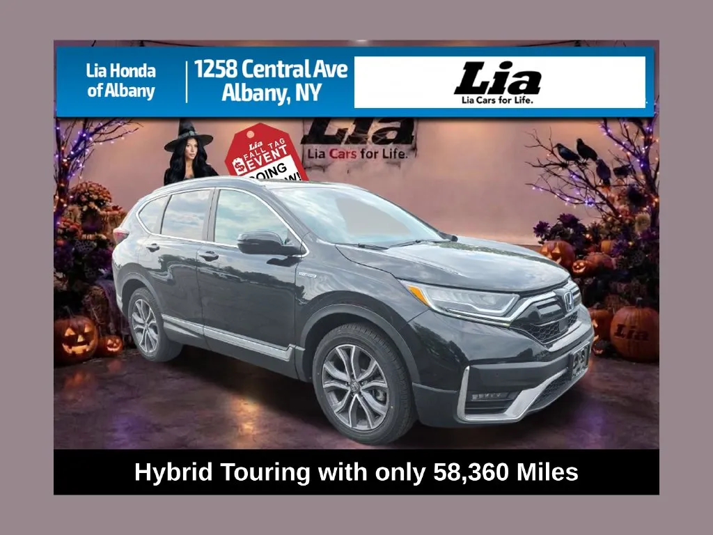 Black 2022 Honda CR-V Hybrid Touring for sale in Albany, NY