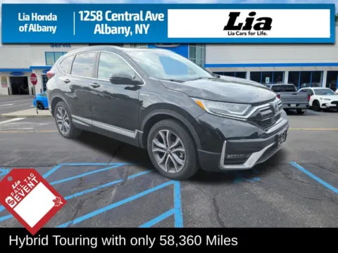 Black 2022 Honda CR-V Hybrid Touring for sale in Albany, NY