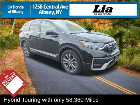 Black 2022 Honda CR-V Hybrid Touring for sale in Albany, NY