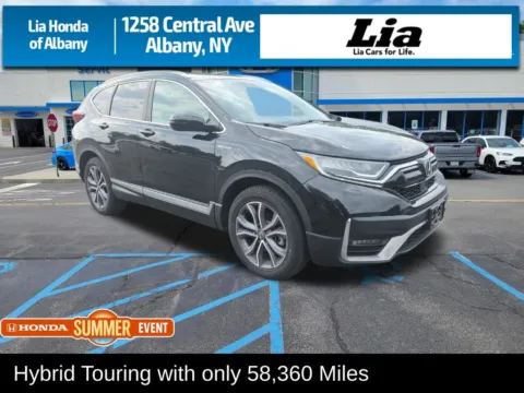 Black 2022 Honda CR-V Hybrid Touring for sale in Albany, NY