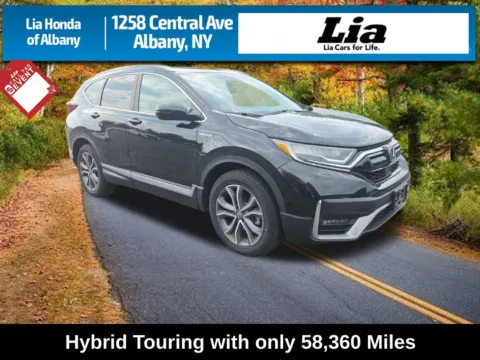 Black 2022 Honda CR-V Hybrid Touring for sale in Albany, NY