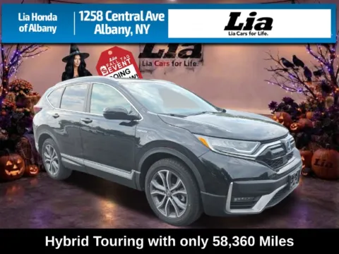 Black 2022 Honda CR-V Hybrid Touring for sale in Albany, NY